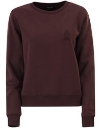 Dondup - Slim-Fit Cotton Crew Neck Sweatshirt With Logo - Lyst