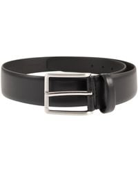 BOSS - Leather Belt With Pin Buckle - Lyst