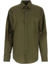 DARKPARK - Army Poplin Anne Shirt - Lyst
