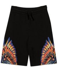 Marcelo Burlon - Marcelo Burlon County Of Milan Tempera Wings Sweatshort - Lyst