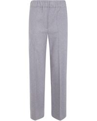 D.exterior - Flannel Wide Leg Trousers - Lyst
