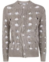 Comme des Garçons - Round Neck Cardigan - Lyst