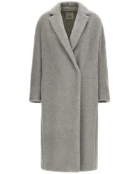 Max Mara - Alpaca Leather Coat - Lyst