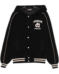 BBCICECREAM - Cotton Hooded Bomber Jacket - Lyst