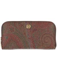 Etro - Calf Leather Wallet - Lyst