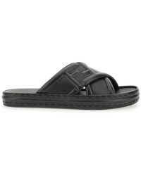 Fendi - Leather Sandals - Lyst