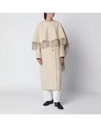 Rohe - Cape Coat With Fringes - Lyst