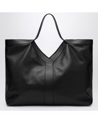 Saint Laurent - Maxi Y Tote Bag Pebbled Leather - Lyst