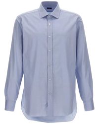 Barba Napoli - Poplin Shirt - Lyst