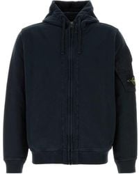 Stone Island - Midnight Cotton Sweatshirt - Lyst