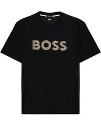 BOSS - T-Shirt "C-Thompson" Con Logo - Lyst
