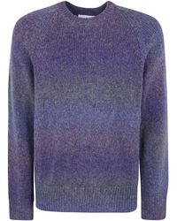 Les Deux - Gradient Round Neck Knit Sweater - Lyst
