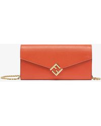 Fendi - Diamonds Continental Wallet On Chain - Lyst