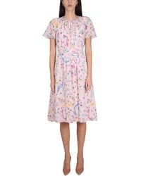 Moschino - Heels And Flowers Dress - Lyst