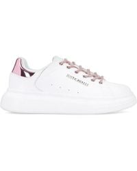 Just Cavalli - Leather Low-Top Sneakers - Lyst