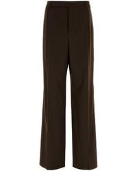 Saint Laurent - Flannel Dress Pants - Lyst