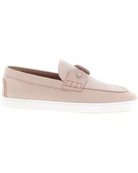 Christian Louboutin - Loafers With 'Chambeliboat' Metal Detail - Lyst