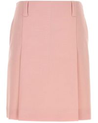 Miu Miu - Mohair Blend Mini Skirt - Lyst