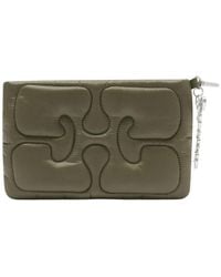 Ganni - Quilted Clutch Bag - Lyst
