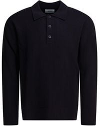 NN07 - Wool Acrylic Blend Polo Shirt - Lyst