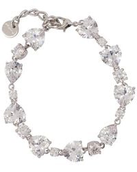 Self-Portrait - Crystal Droplet Bracelet - Lyst