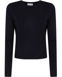 Semicouture - "Kristy" Naked Back Round Neck Sweater - Lyst