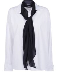 Sacai - Popeline Shirt - Lyst