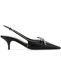 Miu Miu - Leather Nappa Leather Pumps - Lyst