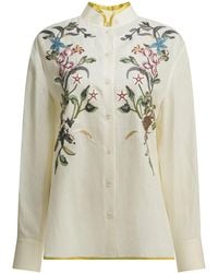 Valentino - Embroidered Casual Shirt - Lyst