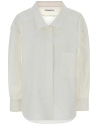 Givenchy - Wide Collar Long Sleeve Shirt - Lyst