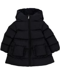 Moncler - Jacket With Logo And Hood - Lyst