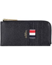 Thom Browne - Grain Leather Cardholder For Fw23 - Lyst