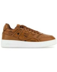 MCM - Printed Canvas Terrain Sneakers - Lyst