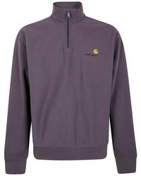 Carhartt - "Half Zip American Script" Sweat - Lyst