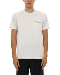Moschino - Tshirt With Logo Ribbon - Lyst