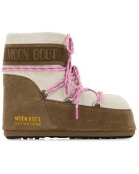 Moon Boot - Mb X Gir Icon Low Suede Beads Honey/ Sand - Lyst