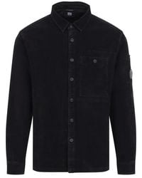 C.P. Company - C.P.Company Cordoury Button Lens Shirt - Lyst