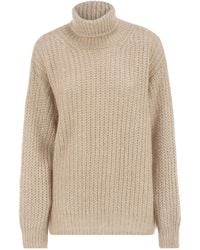 Herno - Wool And Alpaca Turtleneck Jumper - Lyst