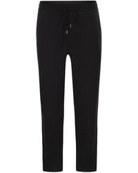 Brunello Cucinelli - Techno Cotton Fleece Trousers - Lyst