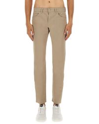 BOSS - Twill Pants - Lyst