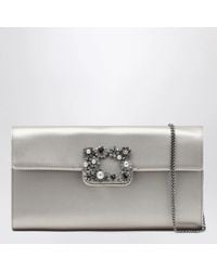 Roger Vivier - Pearl Clutch Bag With Buckle - Lyst