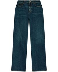 McQueen - Wide-Leg Denim Jeans - Lyst