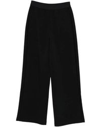 Emporio Armani - Cotton Trousers - Lyst