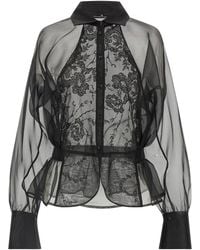 Ermanno Scervino - Silk And Lace Shirt - Lyst