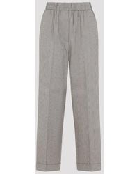 Peserico - Straight Trousers - Lyst