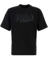 Fendi - Cotton T-Shirt - Lyst
