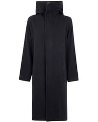 Y's Yohji Yamamoto - "Vintage Flannel" Hoodie Coat - Lyst