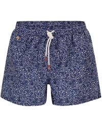 Kiton - Short Patterned Swim Boxers - Lyst