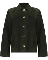 Max Mara - Suede Jacket Lambskin Leather - Lyst