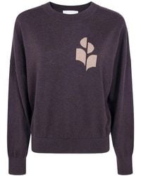 Isabel Marant - Isabel Marant Etoile Marant Etoile Charcoal Cotton Sweater - Lyst